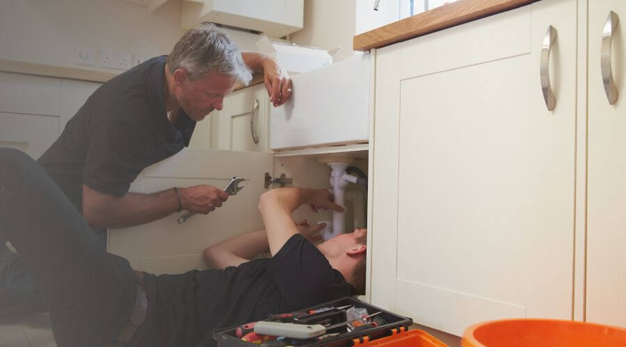 Professional burst pipe repair services in Parker City, IN